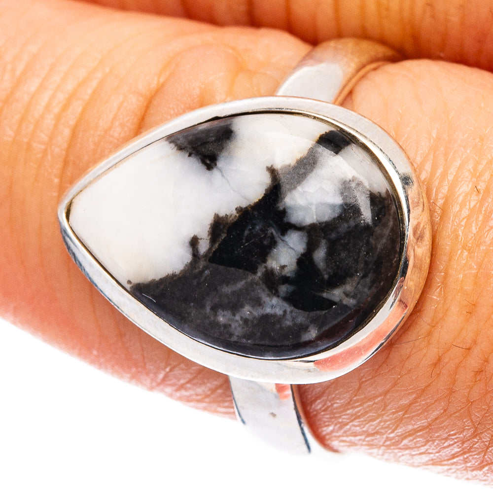 Zebra Jasper Ring Size 8.75 (925 Sterling Silver) R4937