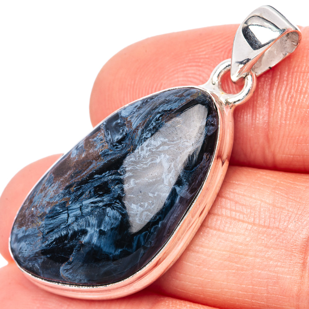 Pietersite Pendant 1 5/8" (925 Sterling Silver) P42804