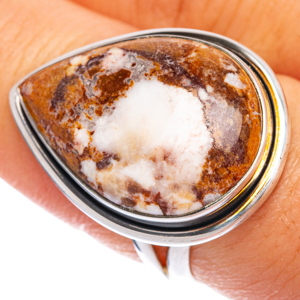 Wild Horse Jasper Ring Size 8 (925 Sterling Silver) R145324