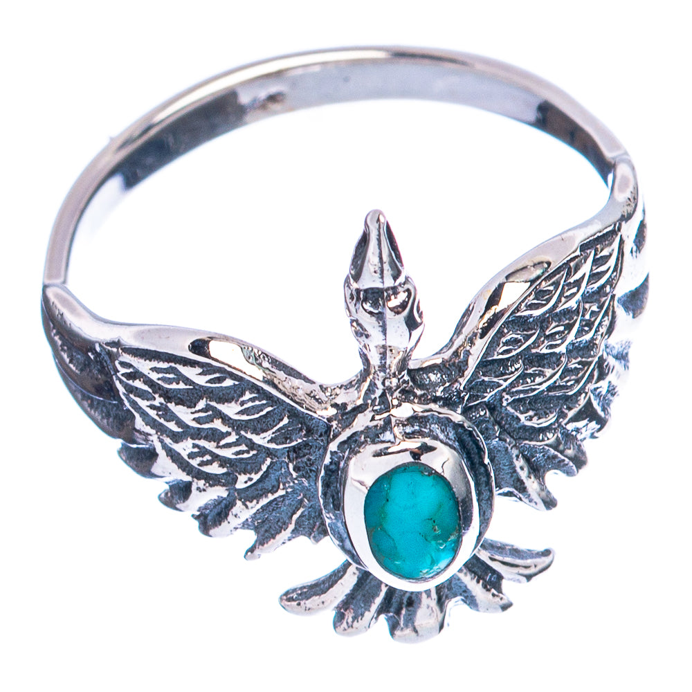 Rare Arizona Turquoise Phoenix Ring Size 5.25 (925 Sterling Silver) R4851