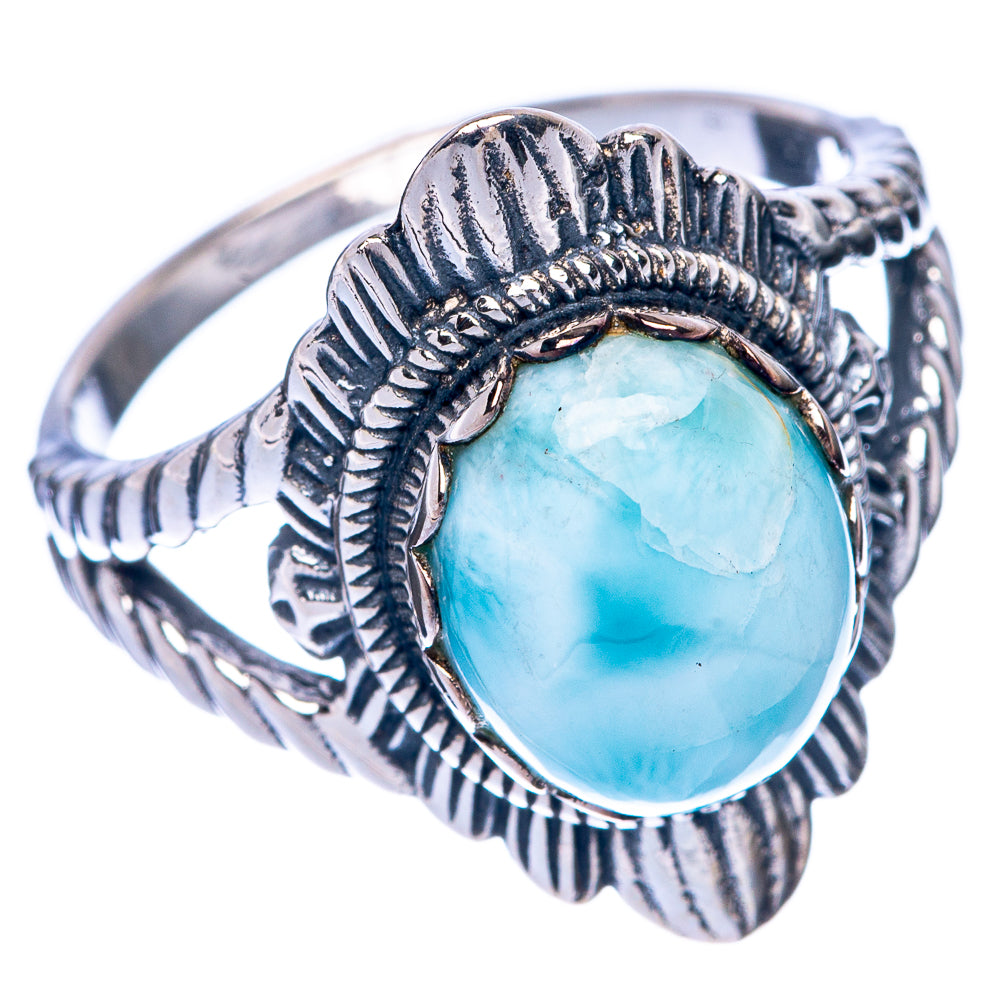 Larimar Ring Size 8 (925 Sterling Silver) R144783