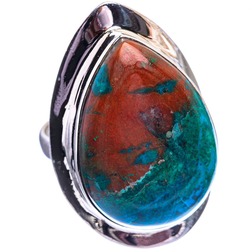 Large Peruvian Opal Ring Size 8 (925 Sterling Silver) R142369