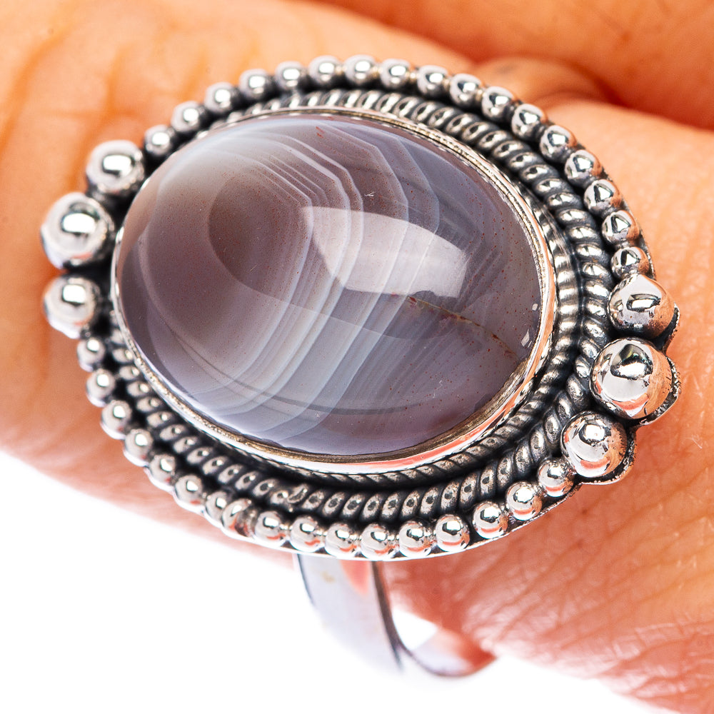 Botswana Agate Ring Size 10.75 (925 Sterling Silver) R144750