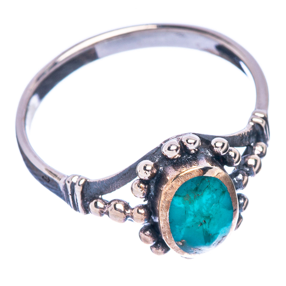 Rare Arizona Turquoise Ring Size 6.5 (925 Sterling Silver) R146842