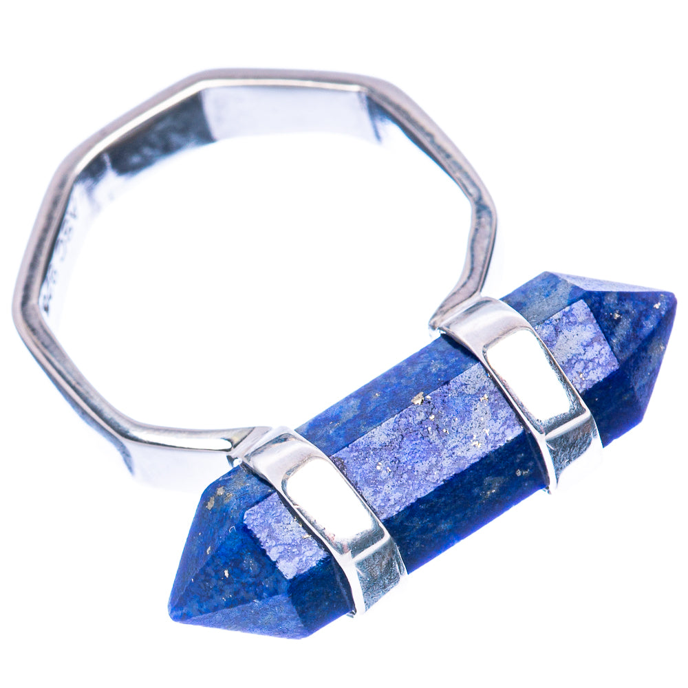 Premium Lapis Lazuli 925 Sterling Silver Ring Size 6 (925 Sterling Silver) R2669