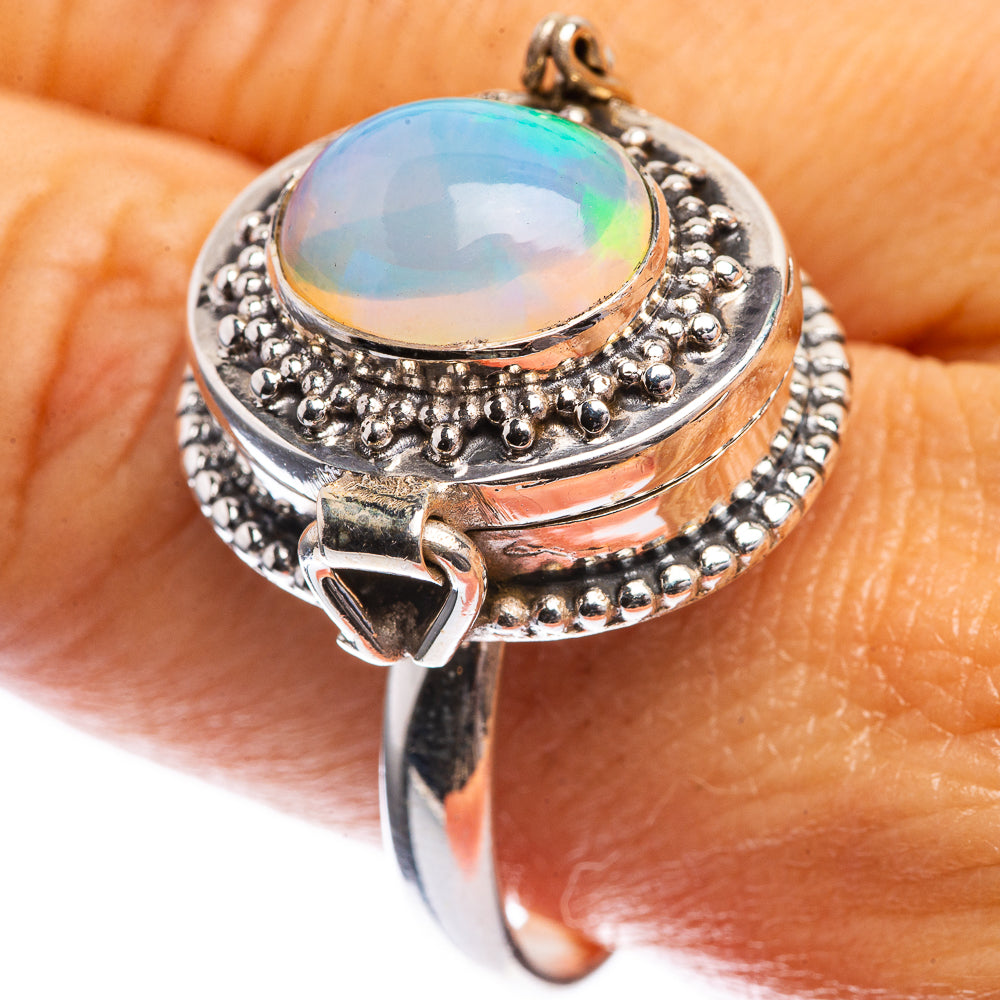 Poison Natural Ethiopian Opal Ring Size 11.5 (925 Sterling Silver) R142428