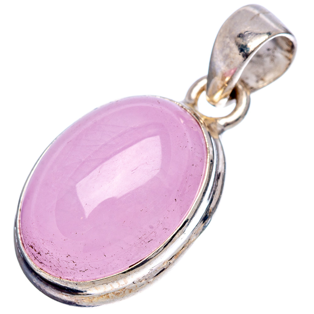 Kunzite Pendant 1 1/8" (.925 Sterling Silver)
