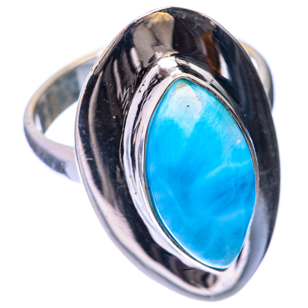 Larimar Ring Size 7 (925 Sterling Silver) R141301