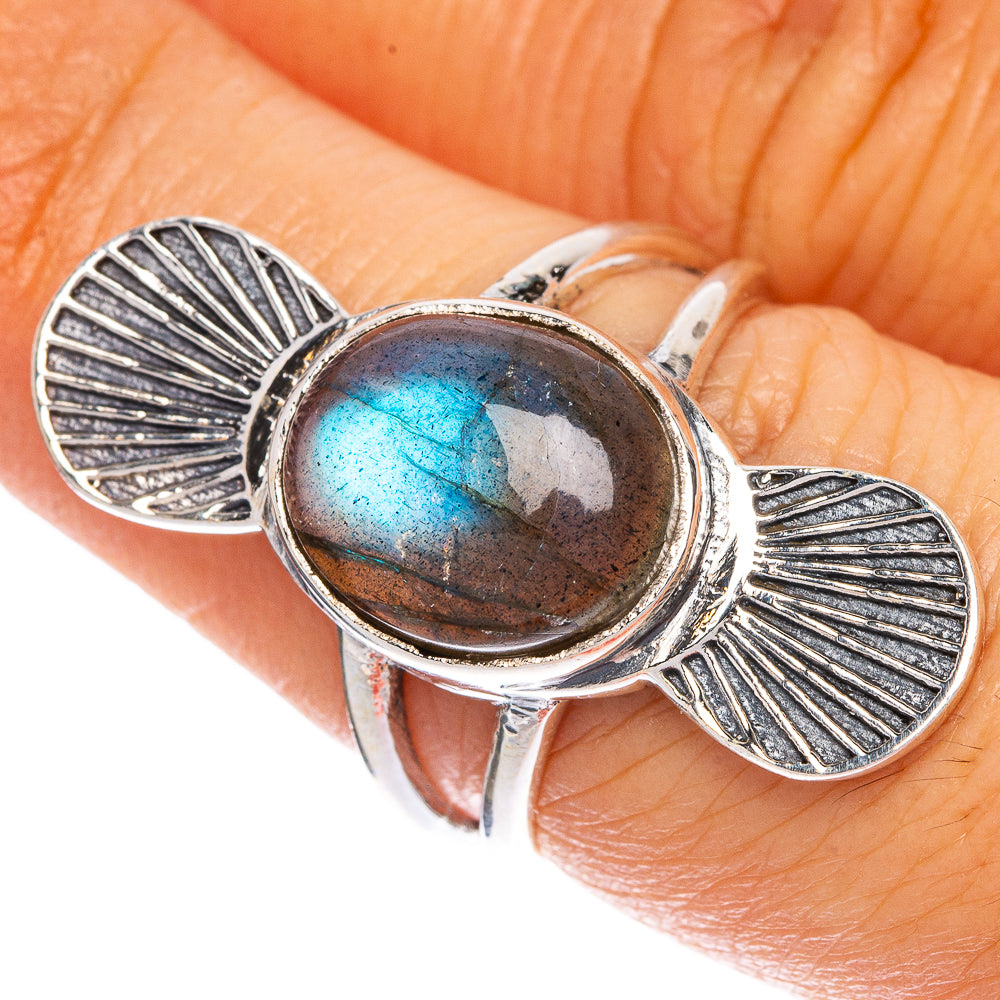 Labradorite Ring Size 6.75 (925 Sterling Silver) R1198