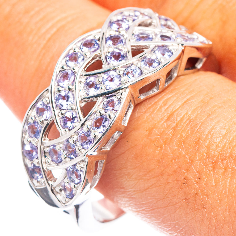 Rare Premium Faceted Tanzanite Ring Size 11.25 (.925 Sterling Silver)