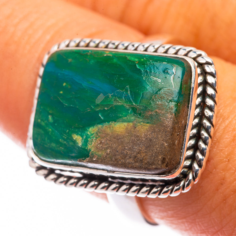 Peruvian Opal Ring Size 9 (925 Sterling Silver) R141131