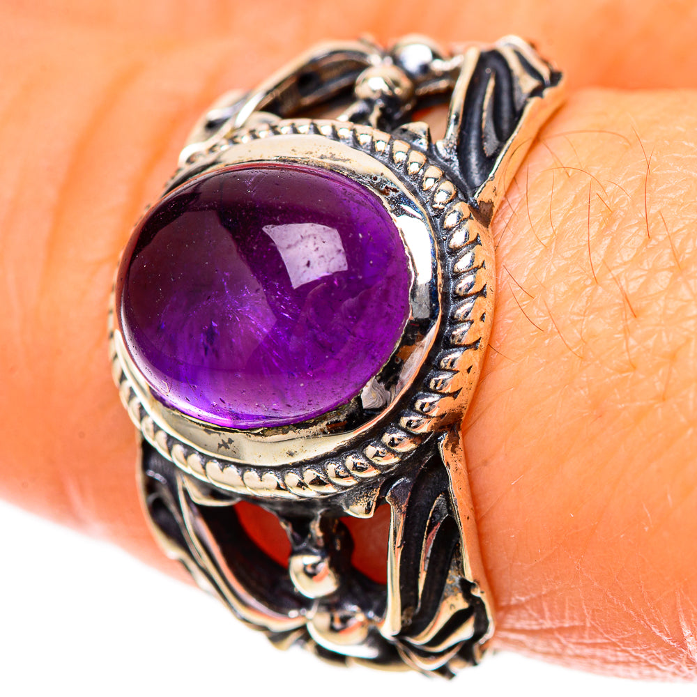 Amethyst Ring Size 8.25 (925 Sterling Silver) RING139800