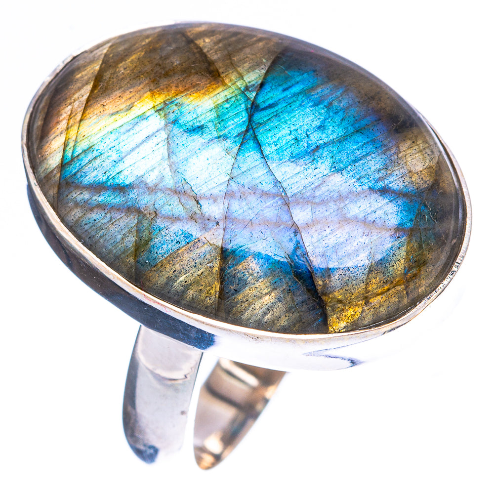 Labradorite Ring Size 7.25 (925 Sterling Silver) R4599