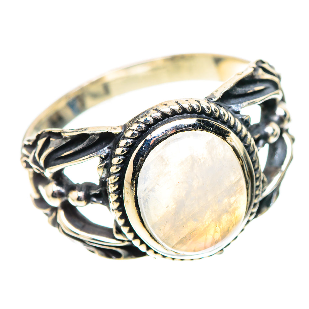 Rainbow Moonstone Ring Size 9.25 (925 Sterling Silver) RING138734