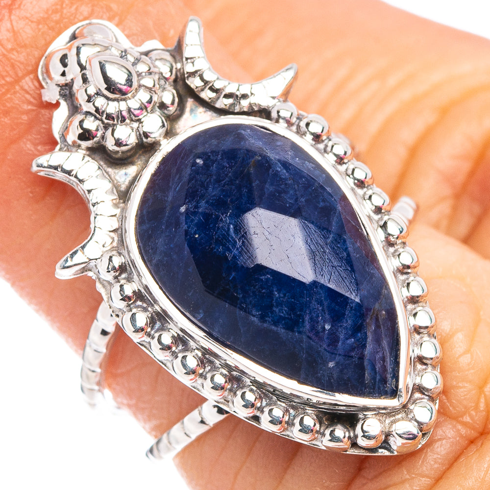 Premium Sodalite Ring Size 5.75 (.925 Sterling Silver)