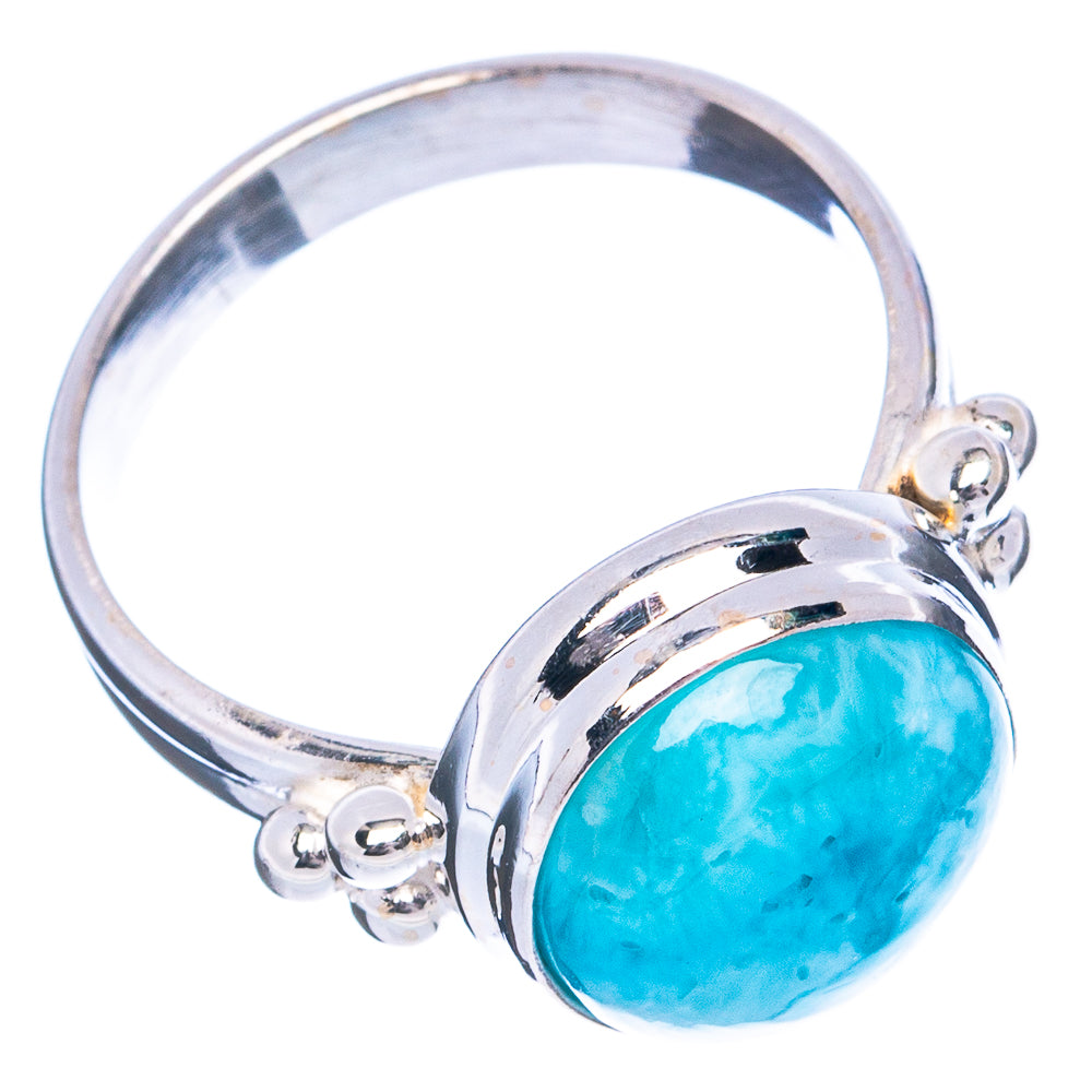 Rare Larimar Ring Size 7 (.925 Sterling Silver)