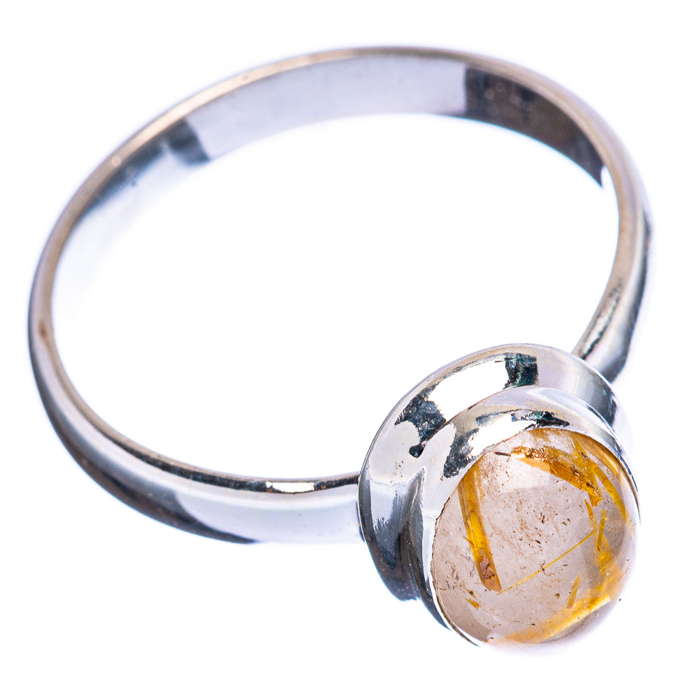 Value Rutilated Quartz Ring Size 8 (925 Sterling Silver) R3232
