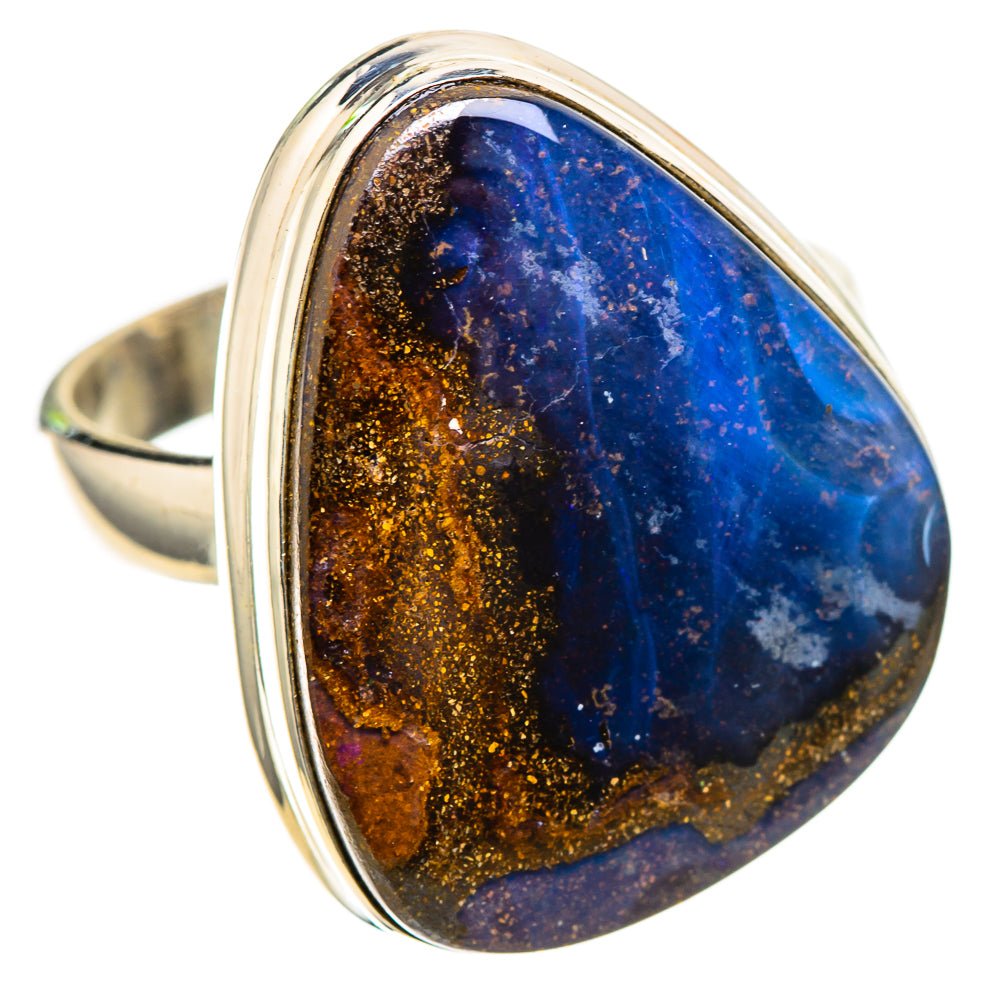 Boulder Opal Ring Size 9 (925 Sterling Silver) RING137810