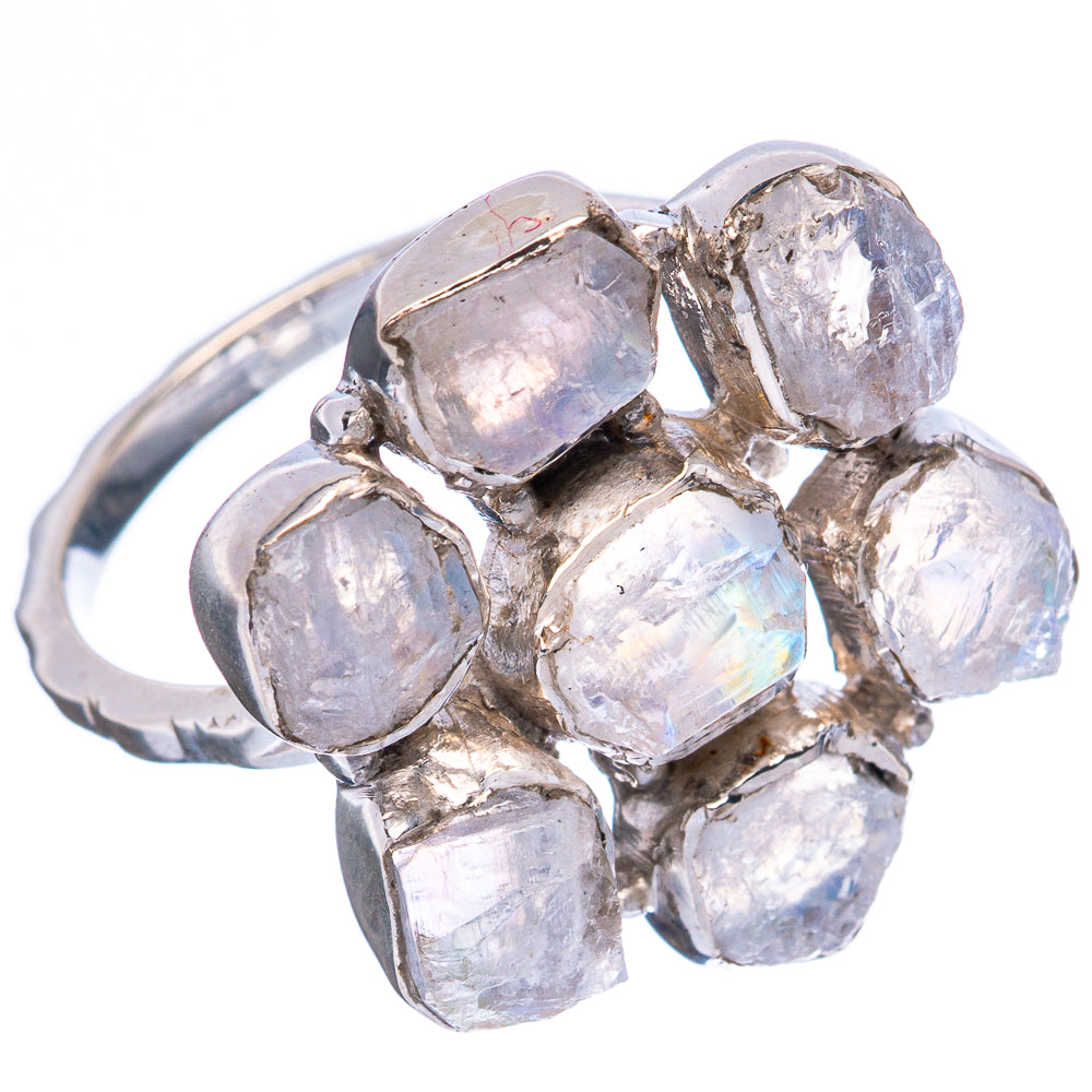 Premium Rainbow Moonstone 925 Sterling Silver Ring Size 6.75 Ana Co R3654