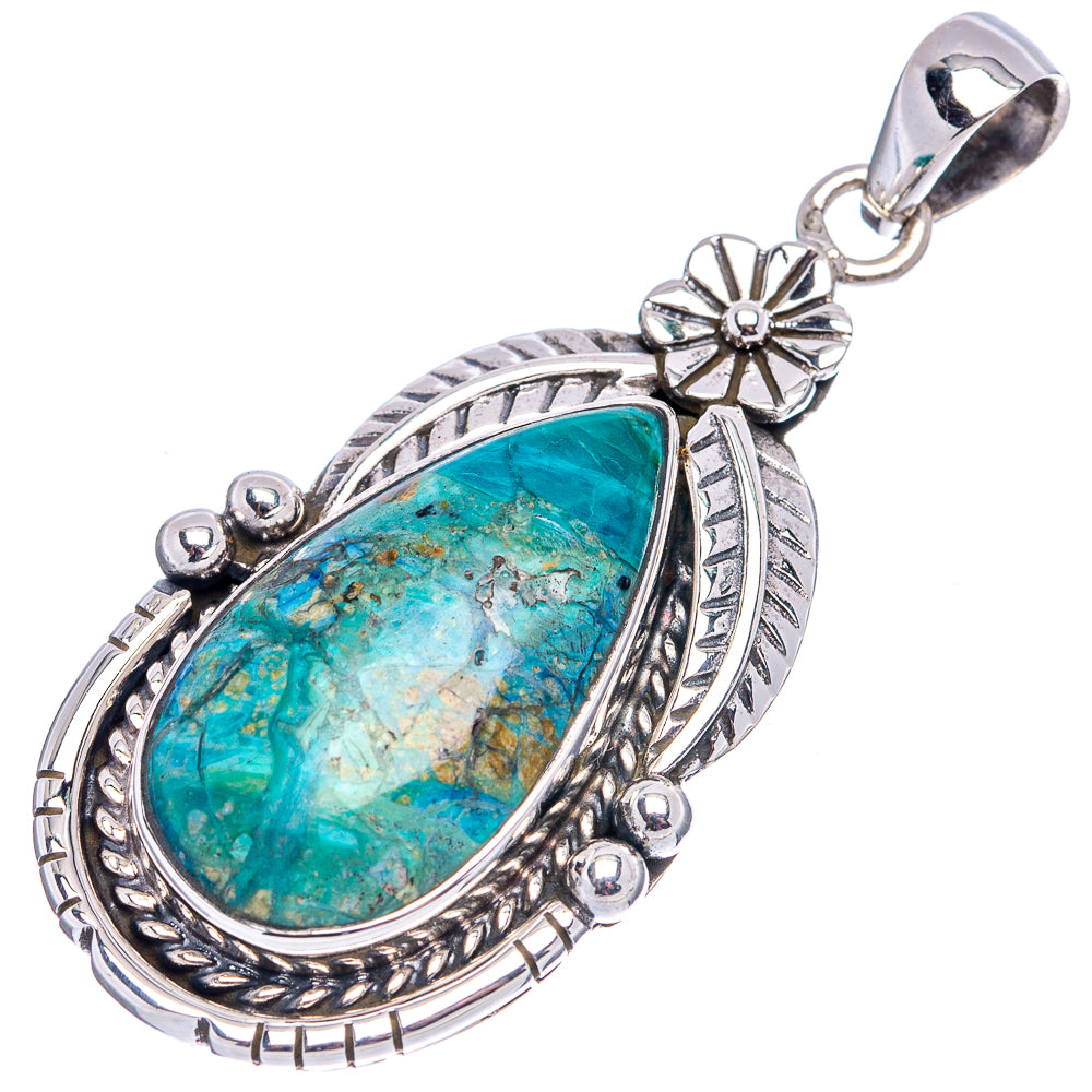 Premium Peruvian Opal Pendant 2 1/8" (.925 Sterling Silver)