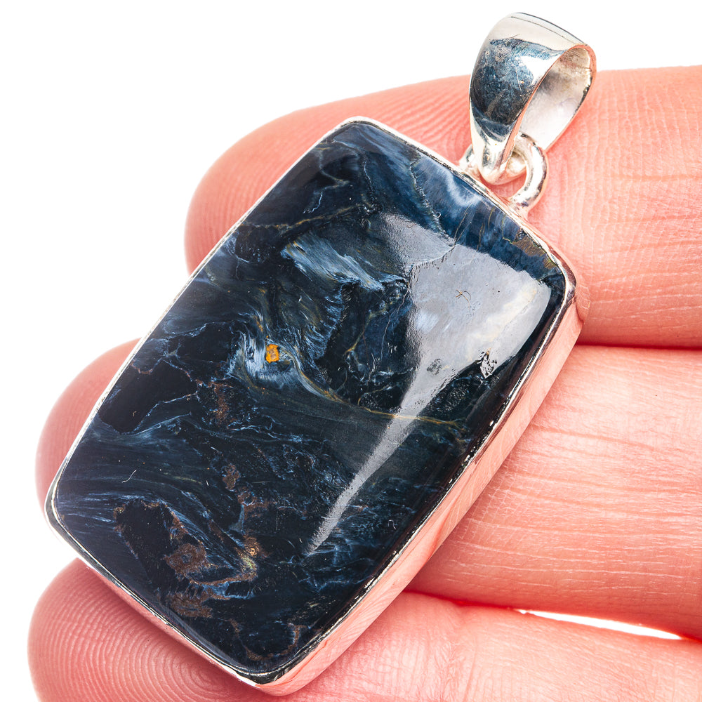 Pietersite Pendant 1 5/8" (925 Sterling Silver) P39332