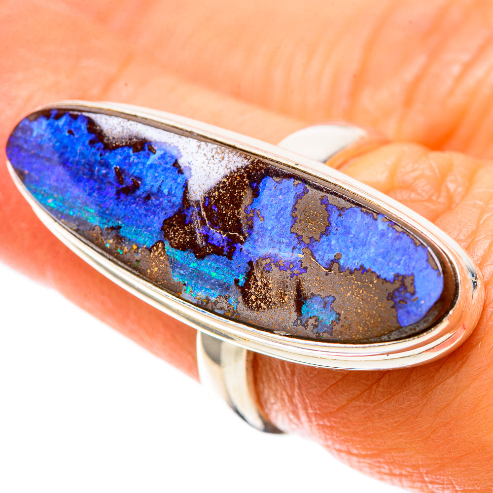 Large Boulder Opal Ring Size 6.25 (925 Sterling Silver) RING137977