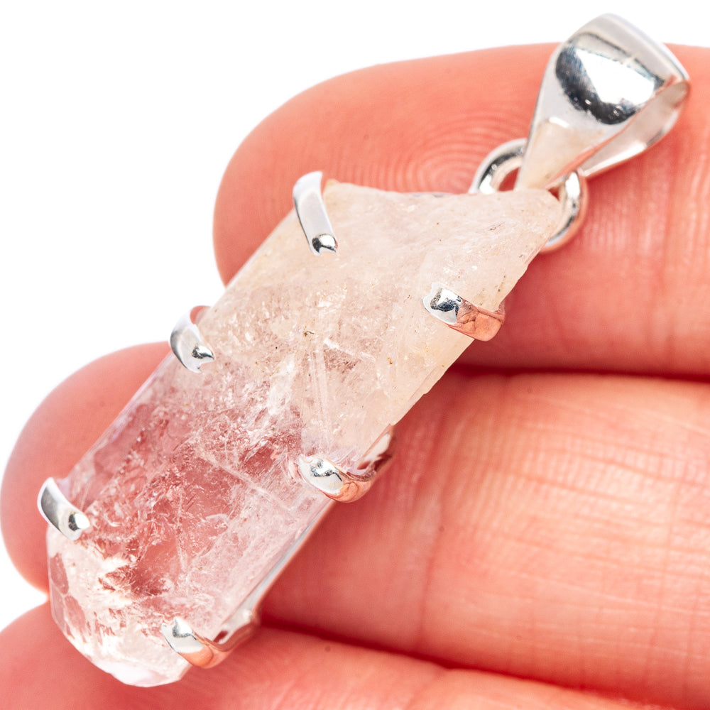 Rare Danburite Pendant 1 1/2" (925 Sterling Silver) P41559