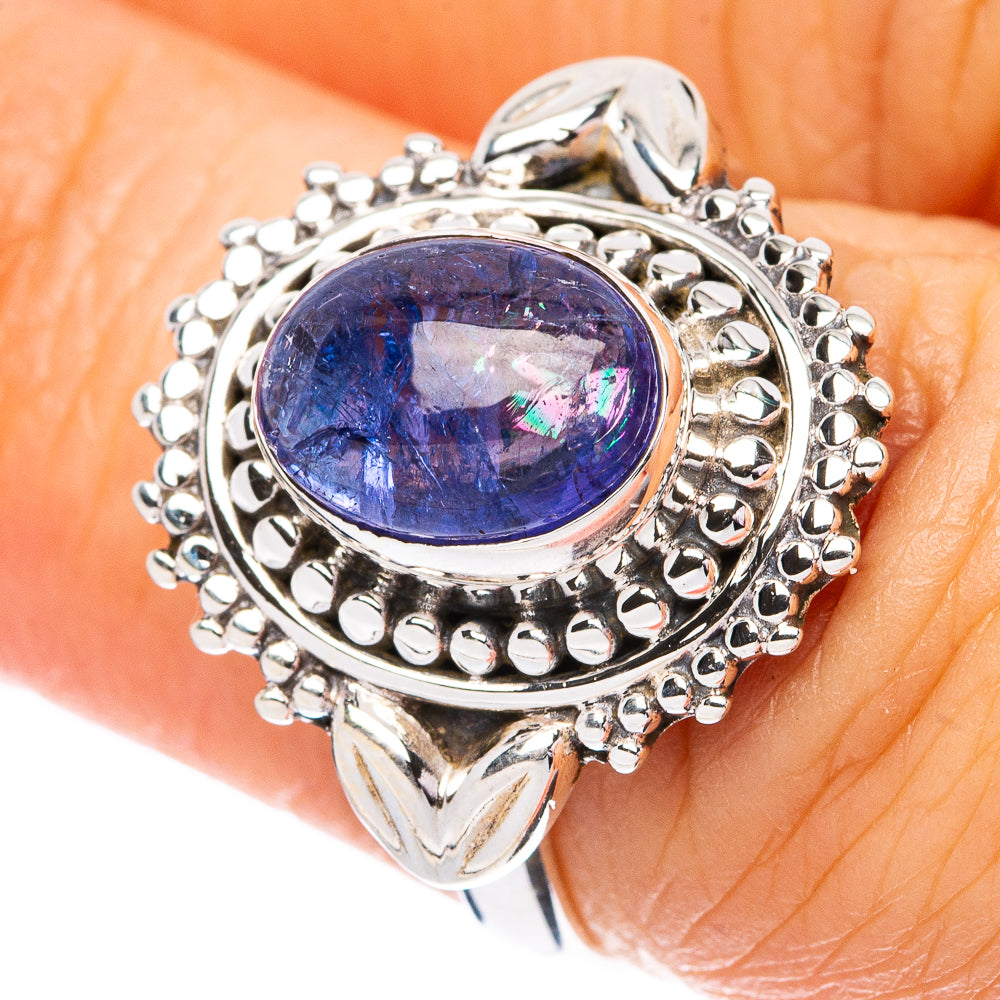 Rare Tanzanite Ring Size 6.75 (925 Sterling Silver) R4423