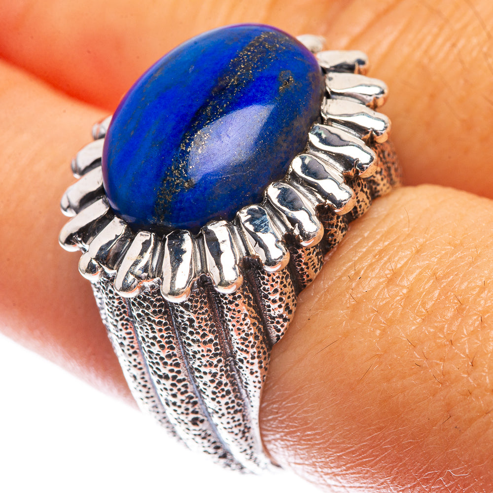 Lapis Lazuli Ring Size 7.5 (925 Sterling Silver) R142433