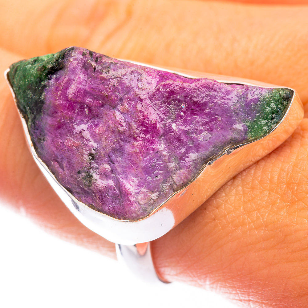 Large Ruby Zoisite Ring Size 9.25 (925 Sterling Silver) R141392
