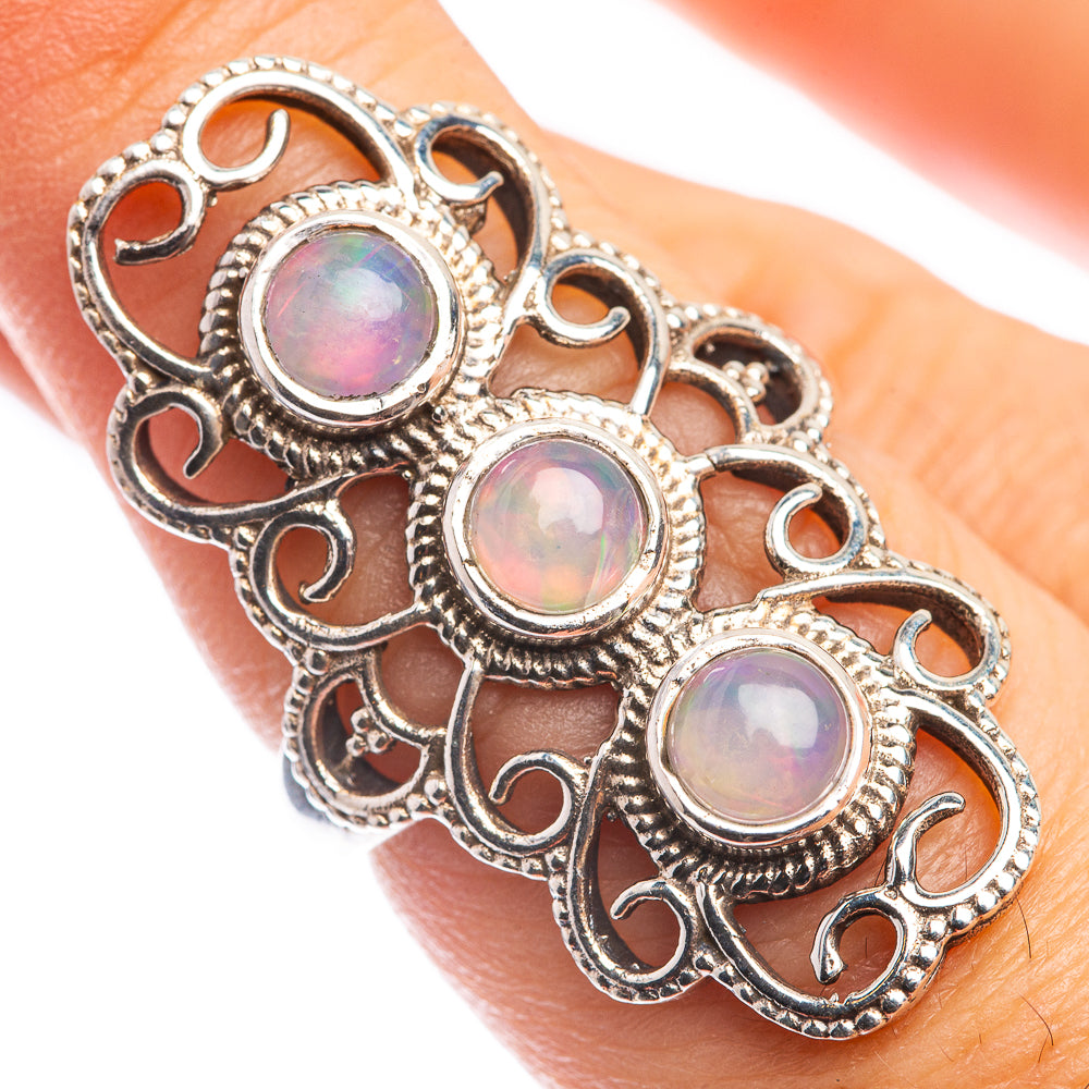 Ethiopian Opal Ring Size 6.5 (925 Sterling Silver) RING143260