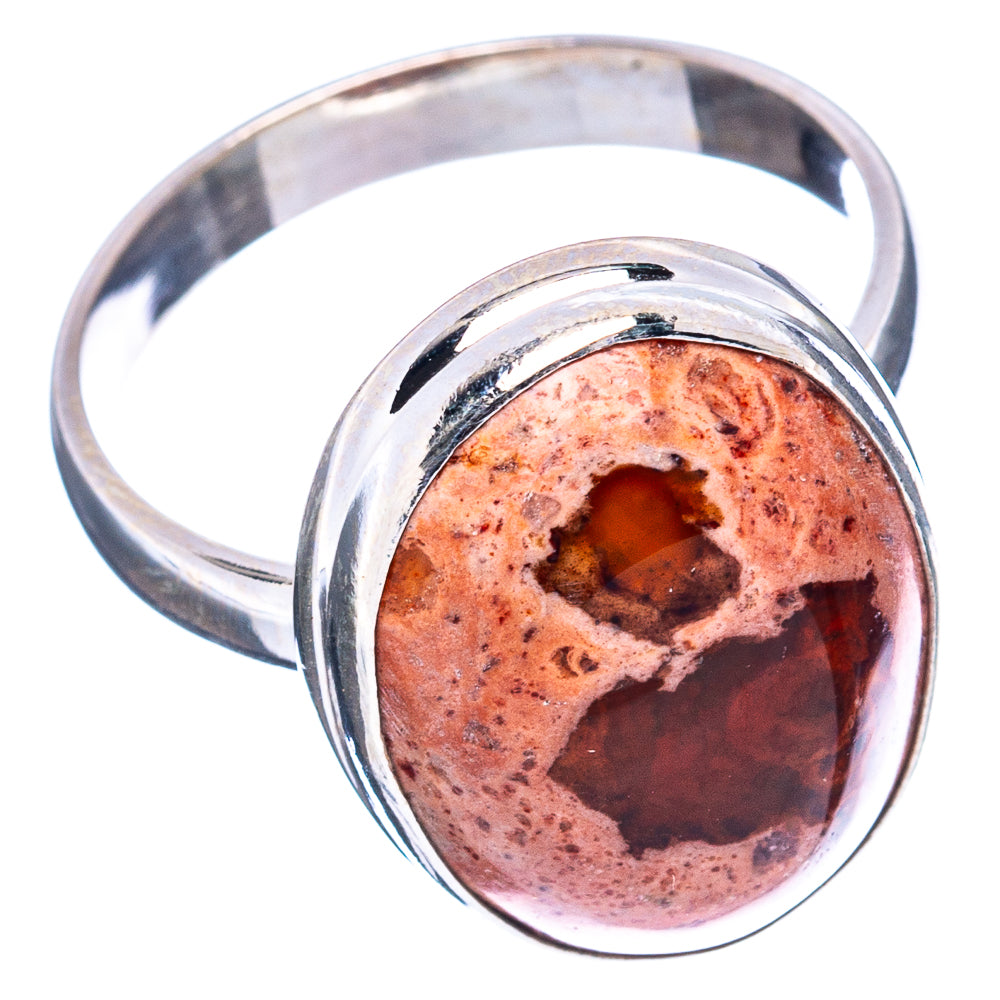 Rare Mexican Fire Opal Ring Size 10 (.925 Sterling Silver)