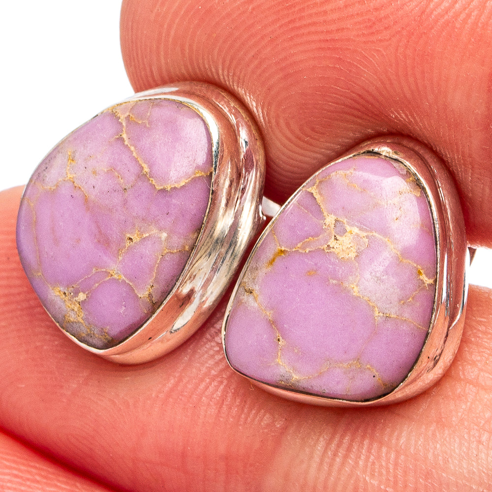 Phosphosiderite Earrings 1/2" (.925 Sterling Silver)
