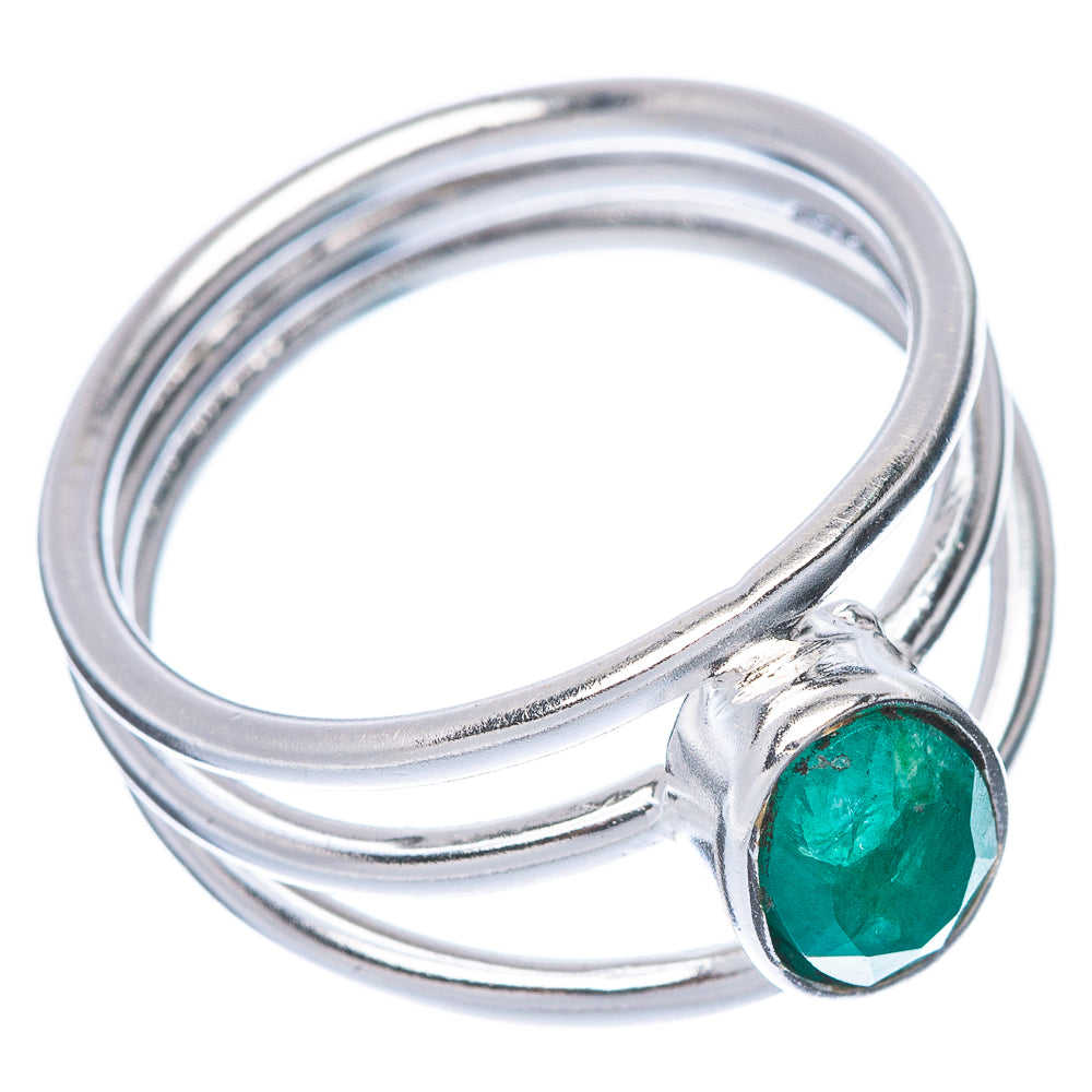 Emerald Dainty Ring Size 8 (925 Sterling Silver) R145913