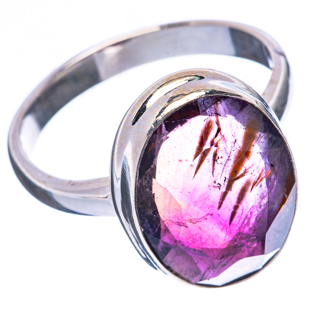 Rare Cacoxenite Ring Size 9 (925 Sterling Silver) R4175