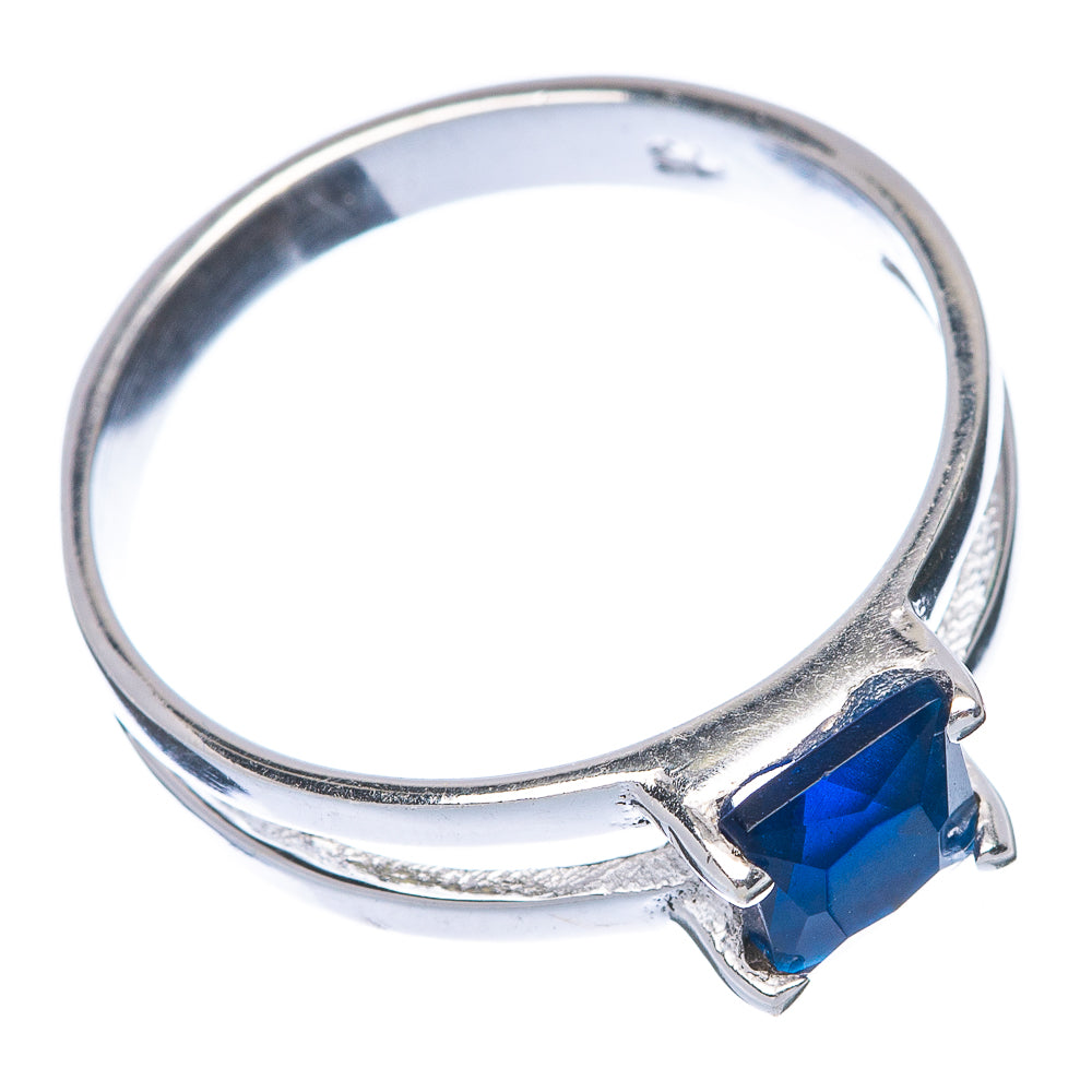 Sapphire Agate Dainty Ring Size 7 (925 Sterling Silver) R145870