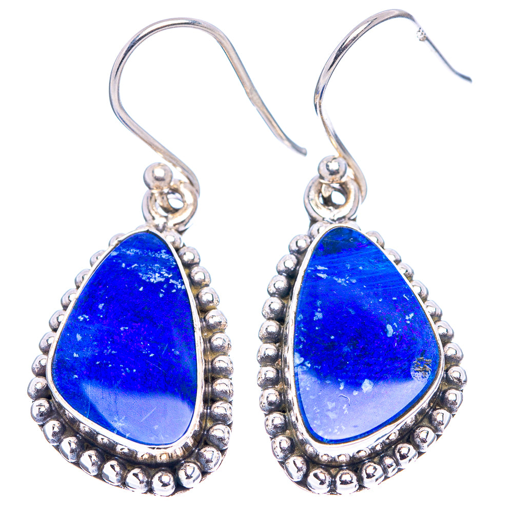 Rare Doublet Opal Earrings 1 3/8" (.925 Sterling Silver)