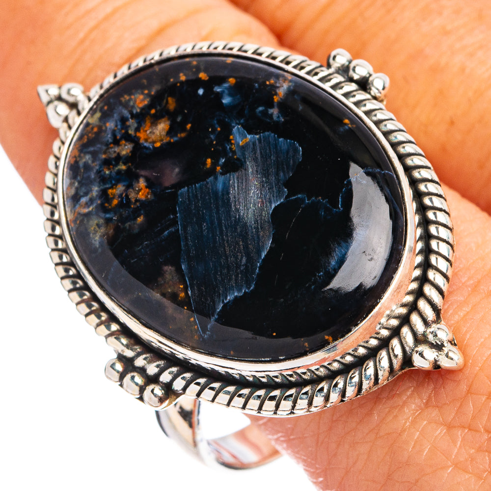 Pietersite Ring Size 12.25 (.925 Sterling Silver)