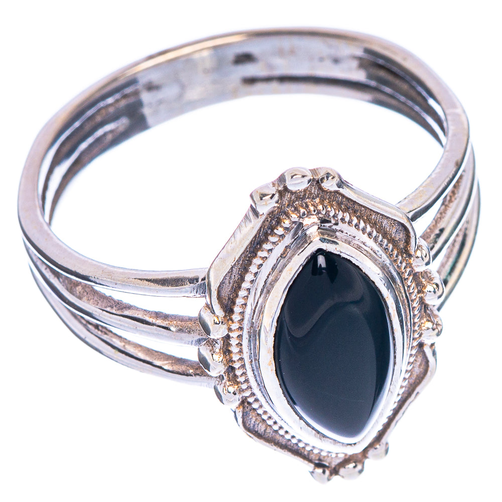 Black Onyx Ring Size 9.75 (925 Sterling Silver) R147092