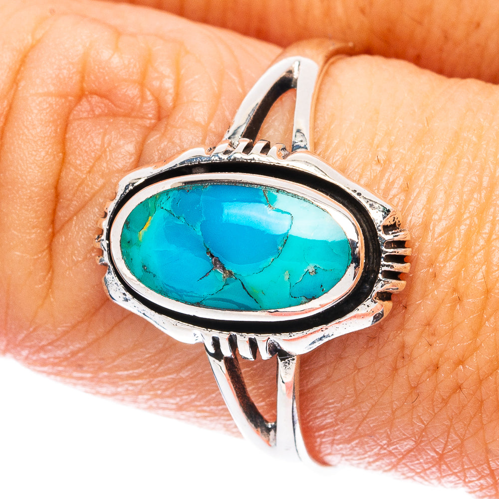 Rare Arizona Turquoise Ring Size 9.5 (925 Sterling Silver) R4861