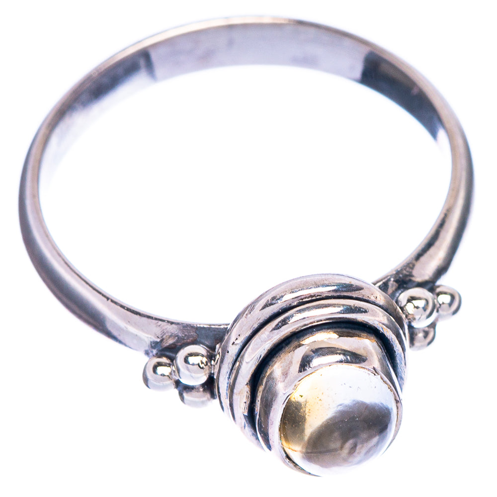 Natural Citrine Ring Size 6.75 (925 Sterling Silver) R1042