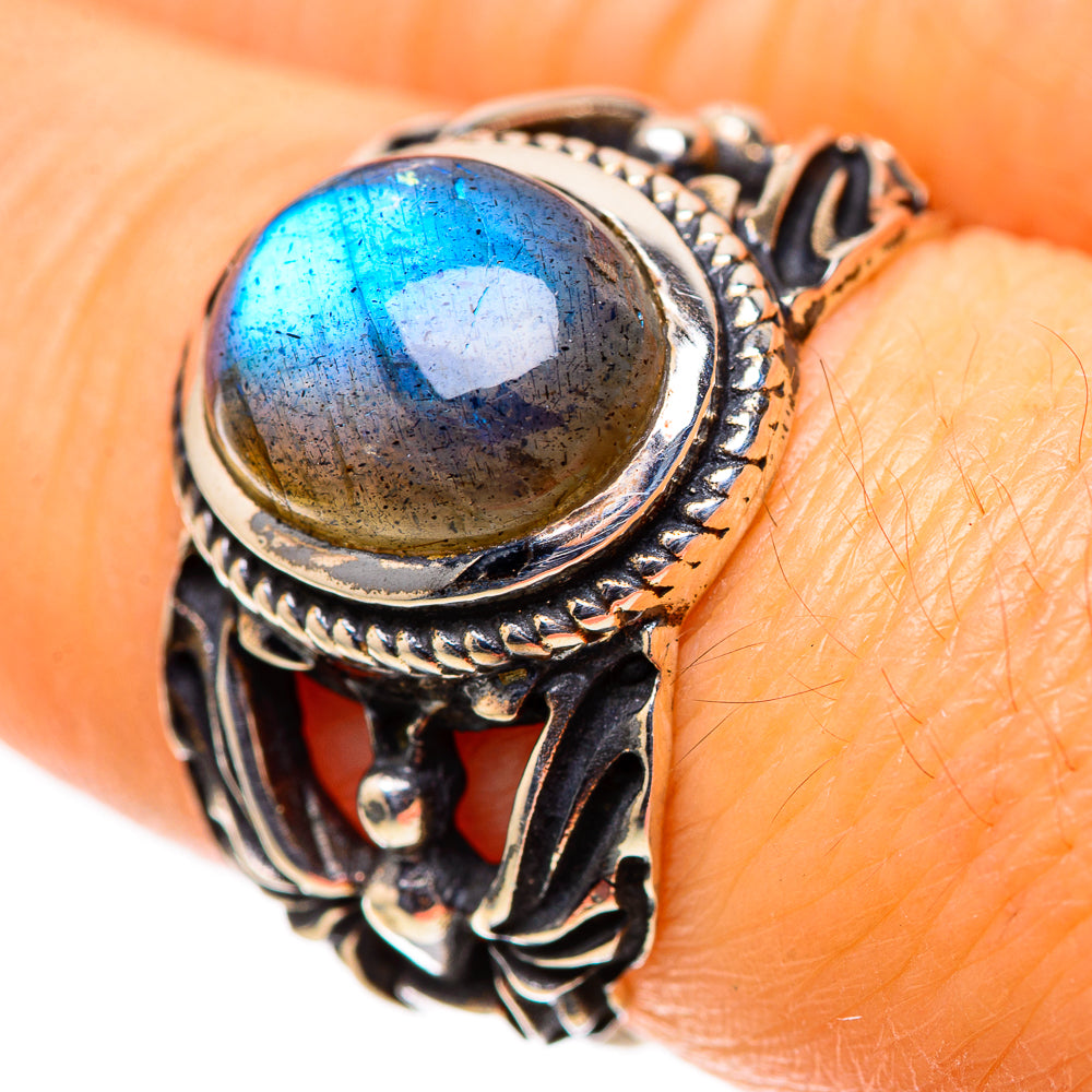 Labradorite 925 Sterling Silver Ring Size 7.25 (925 Sterling Silver) RING139581