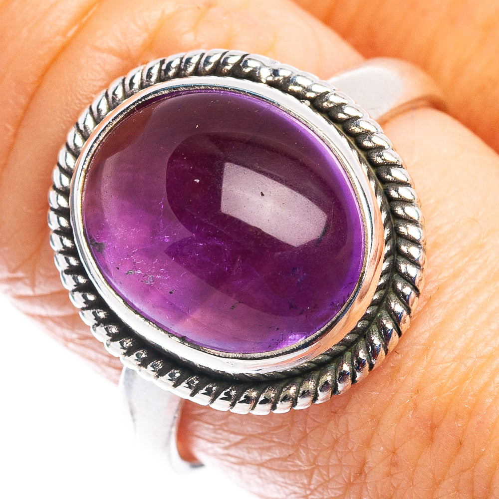 Amethyst Ring Size 9 (.925 Sterling Silver)