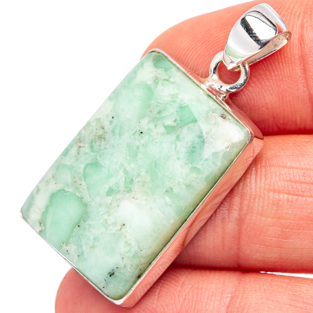 Paloma Varicite Pendant 1 1/2" (.925 Sterling Silver)