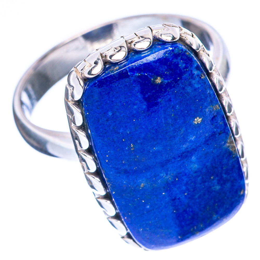 Lapis Lazuli Ring Size 7.25 (925 Sterling Silver) R1951