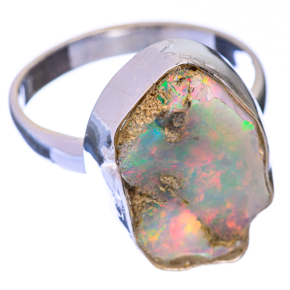 Raw Ethiopian Opal Ring Size 10.25 (925 Sterling Silver) R141097