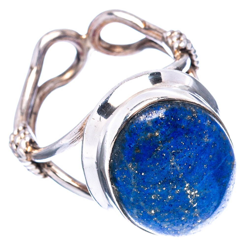 (Classic Series) Lapis Lazuli Ring Size 6 (.925 Sterling Silver)