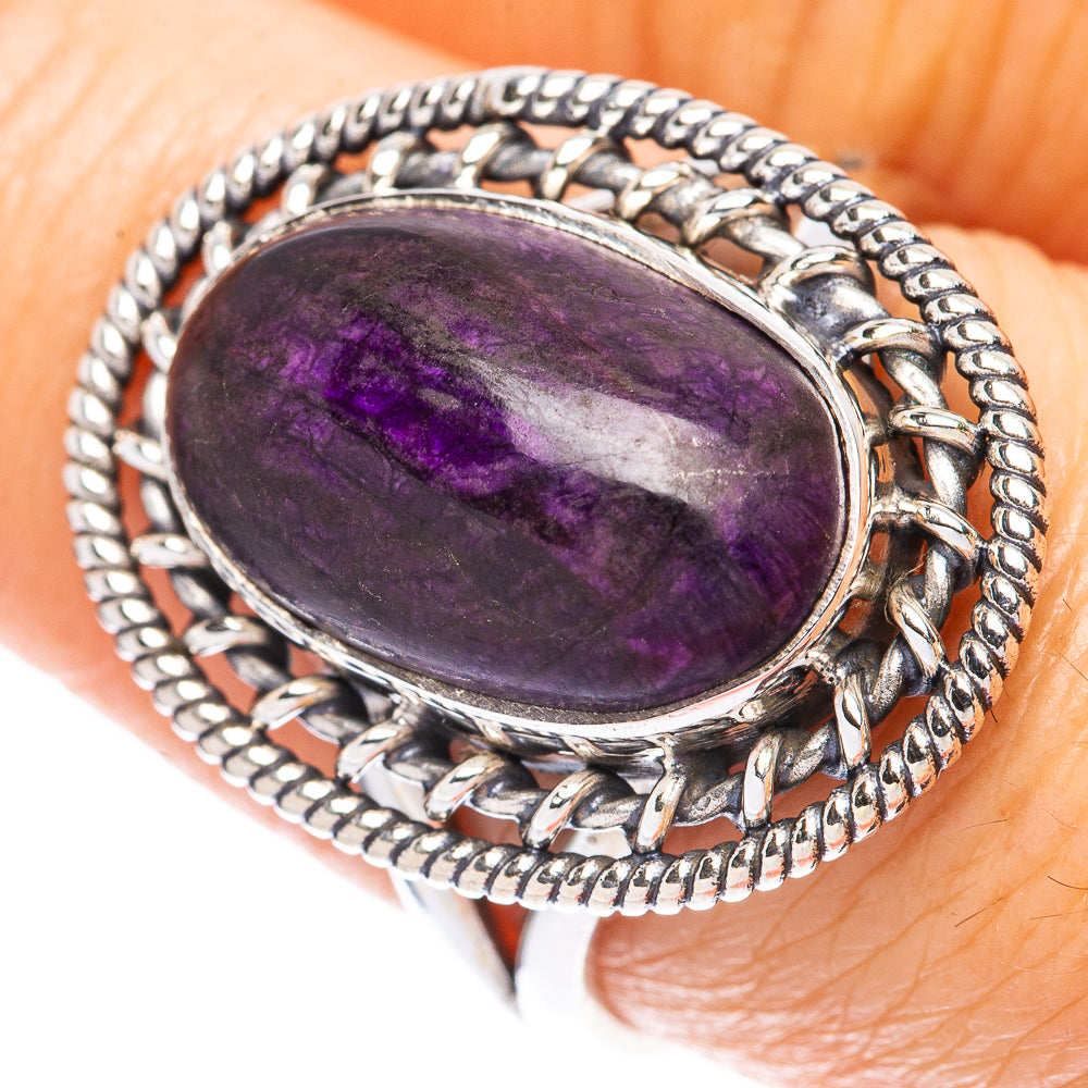 Rare Sugilite Ring Size 8.25 (925 Sterling Silver) R2090