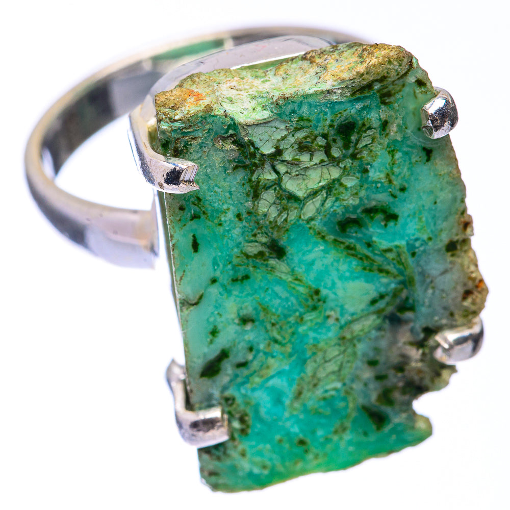 Large Chrysoprase Ring Size 9.25 (925 Sterling Silver) R141159