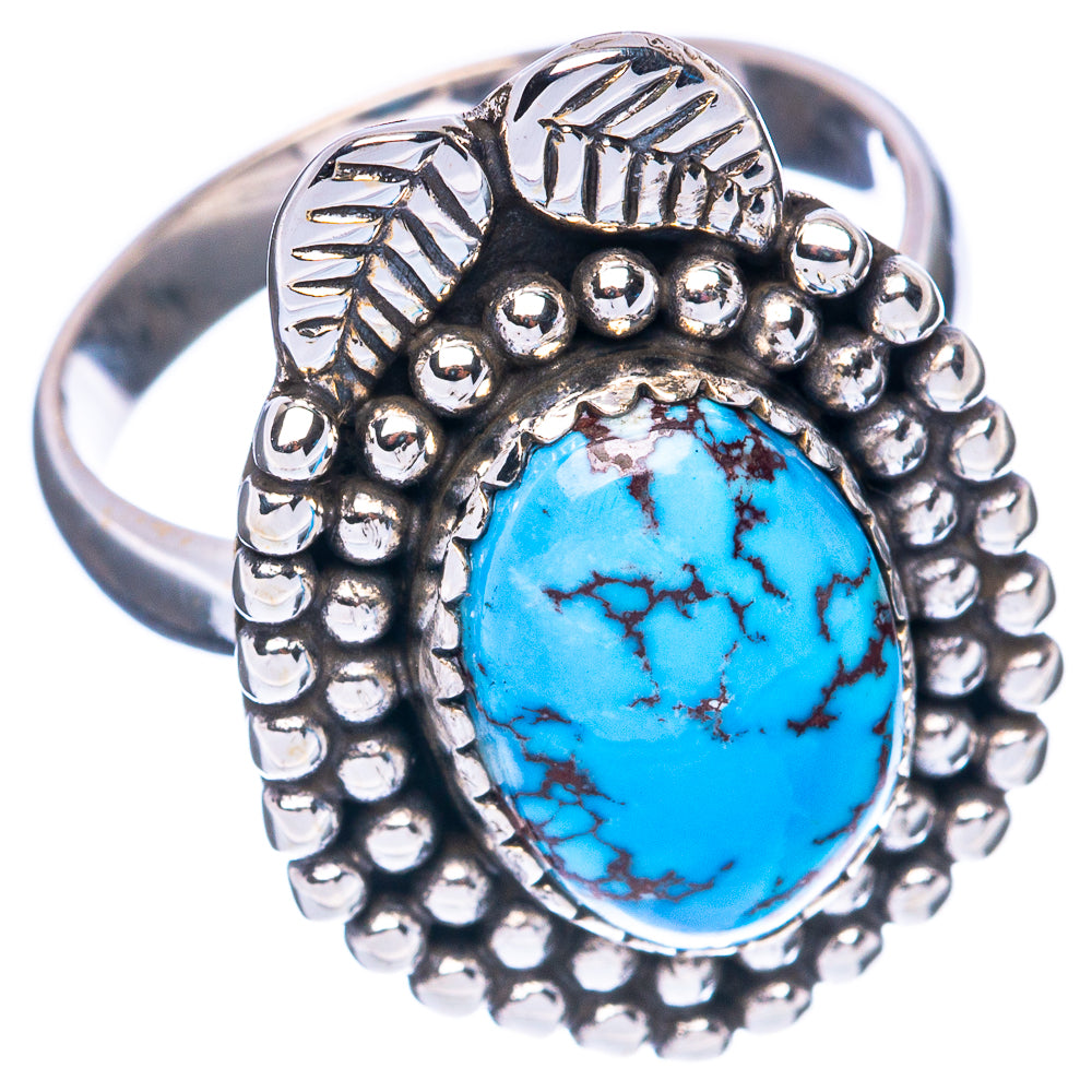 Rare Golden Hills Turquoise Ring Size 8 (925 Sterling Silver) R2870